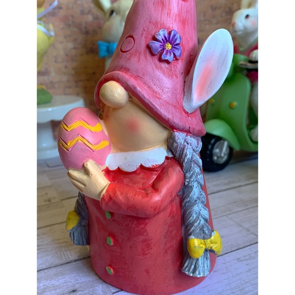 Set of 2 Easter Spring Gnome Figurines - Picture 8 of 10